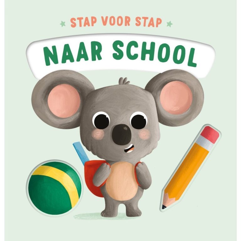Kartonboek Stap voor Stap Naar School | Kopen bij Flickmyhouse