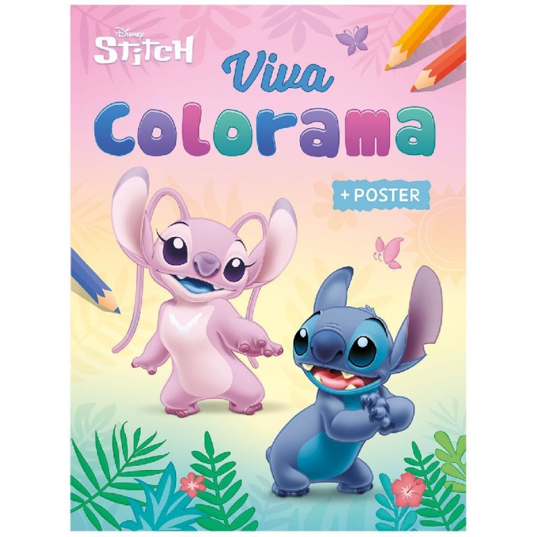 Deltas Kleurboek Stitch Viva Colorama met Poster | Kopen bij Flickmyhouse