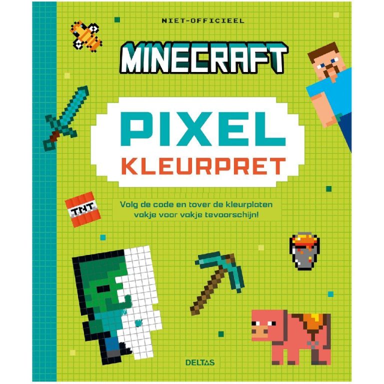 Deltas Kleurpret Minecraft Pixel | Kopen bij Flickmyhouse