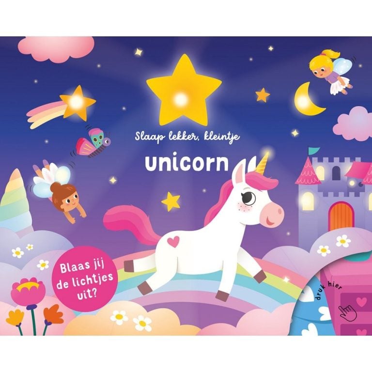 Boek Slaap Lekker Kleintje Unicorn + Licht | Kopen bij Flickmyhouse
