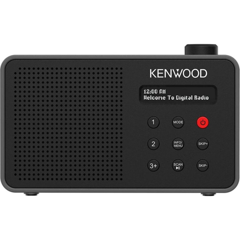 Kenwood CR-M25DAB Draagbare DAB+ Radio Zwart/Grijs | Kopen bij Flickmyhouse