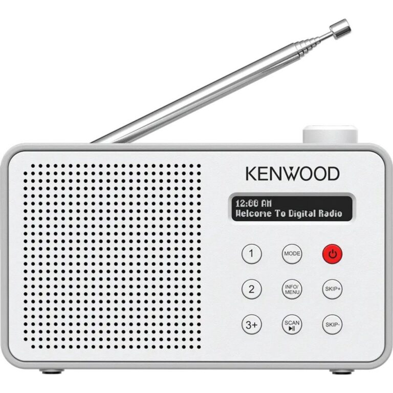 Kenwood CR-M25DAB-W Draagbare DAB+ Radio Wit | Kopen bij Flickmyhouse