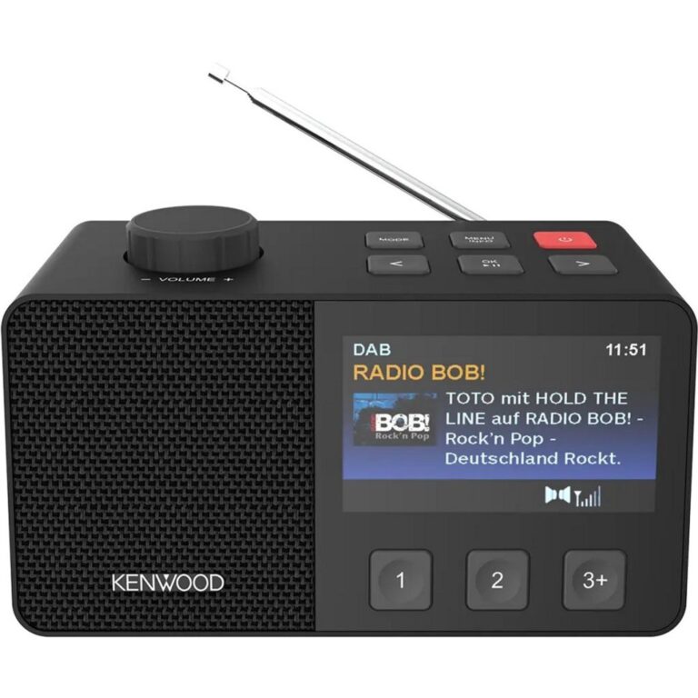 Kenwood CR-M70DAB-B Seniorenradio Zwart | Kopen bij Flickmyhouse