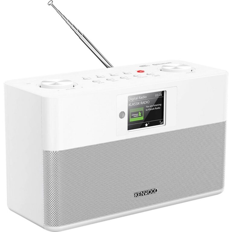 Kenwood CR-ST85DAB-W Stereo Radio met DAB+ Wit | Kopen bij Flickmyhouse