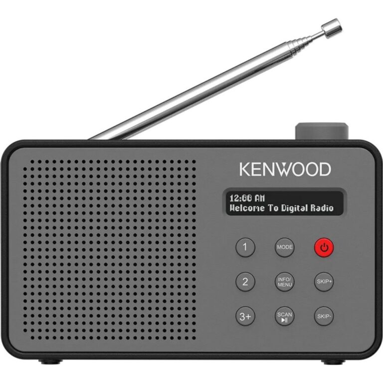 Kenwood CR-M25DAB-H Draagbare DAB+ Radio Zwart/Grijs | Kopen bij Flickmyhouse