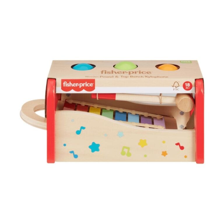 Fisher Price Houten Xylophone met Hamerbank | Kopen bij Flickmyhouse