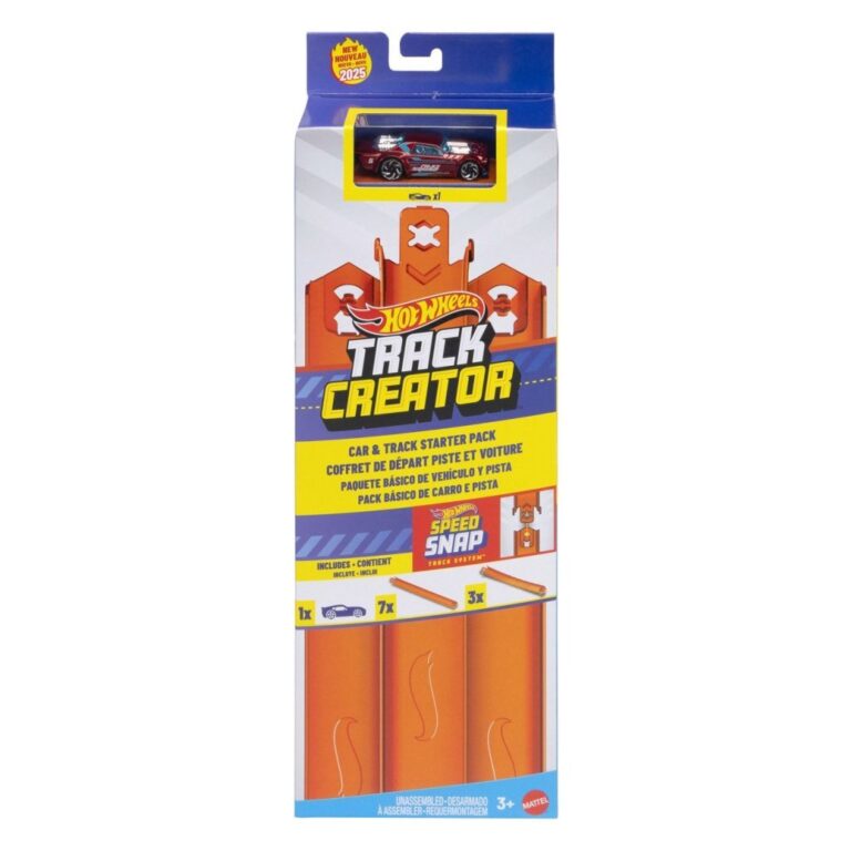 Hot Wheels Track Creator Starterset met Auto + Baan | Kopen bij Flickmyhouse