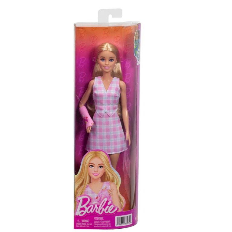 Barbie Fashionistas Pop met Roze Gipsverband | Kopen bij Flickmyhouse