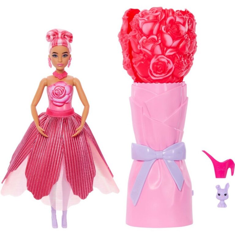 Barbie Reveal Flower Surprise Red Rose | Kopen bij Flickmyhouse