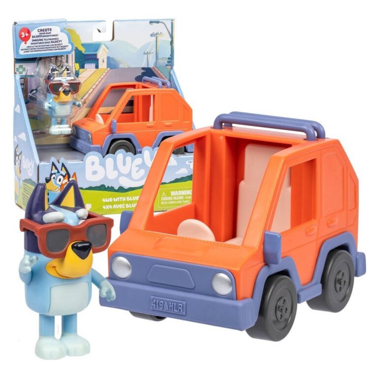 Bluey 4x4 Auto + Figuur | Kopen bij Flickmyhouse
