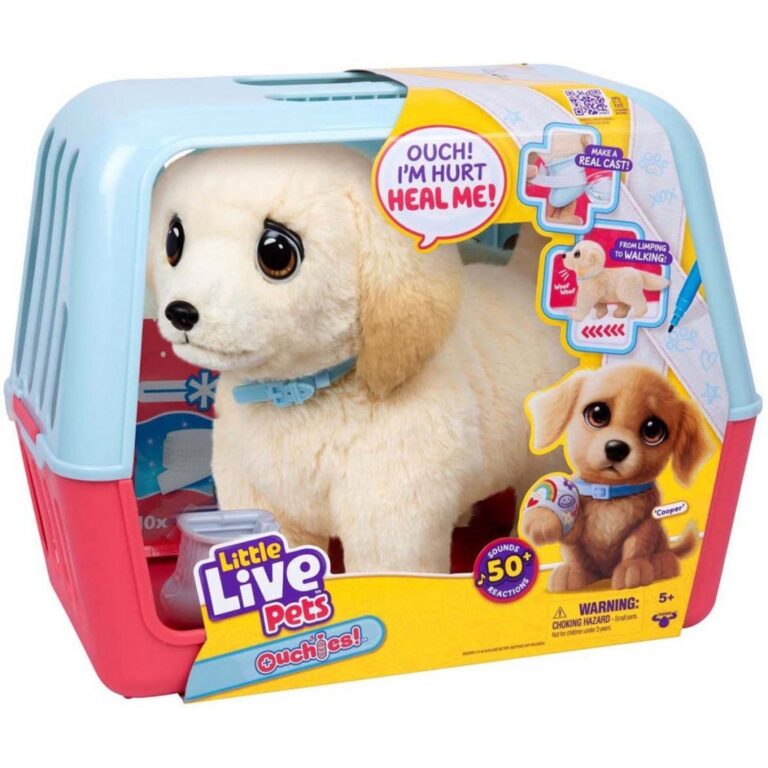 Little Live Pets Ouchies Puppy Cooper + Licht en Geluid | Kopen bij Flickmyhouse