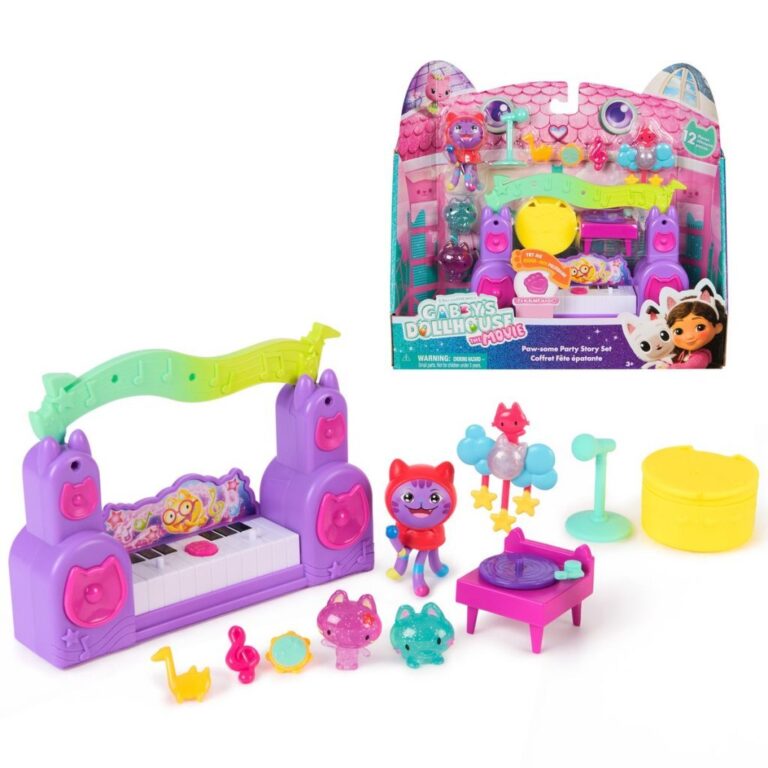 Gabby's Dollhouse The Movie DJ Kattenkruid Muziek Speelset | Kopen bij Flickmyhouse