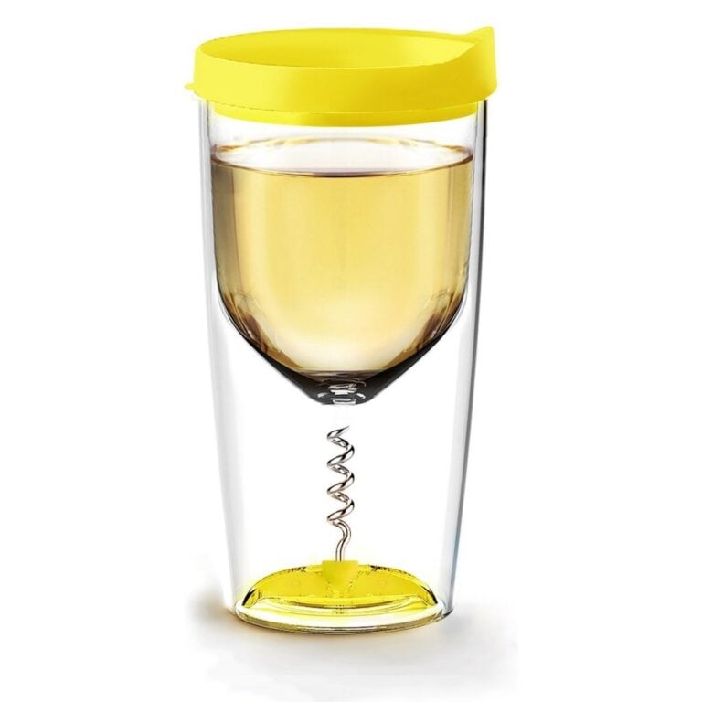 Asobu Vino Opener Cup 350 ml Geel/Transparant | Kopen bij Flickmyhouse