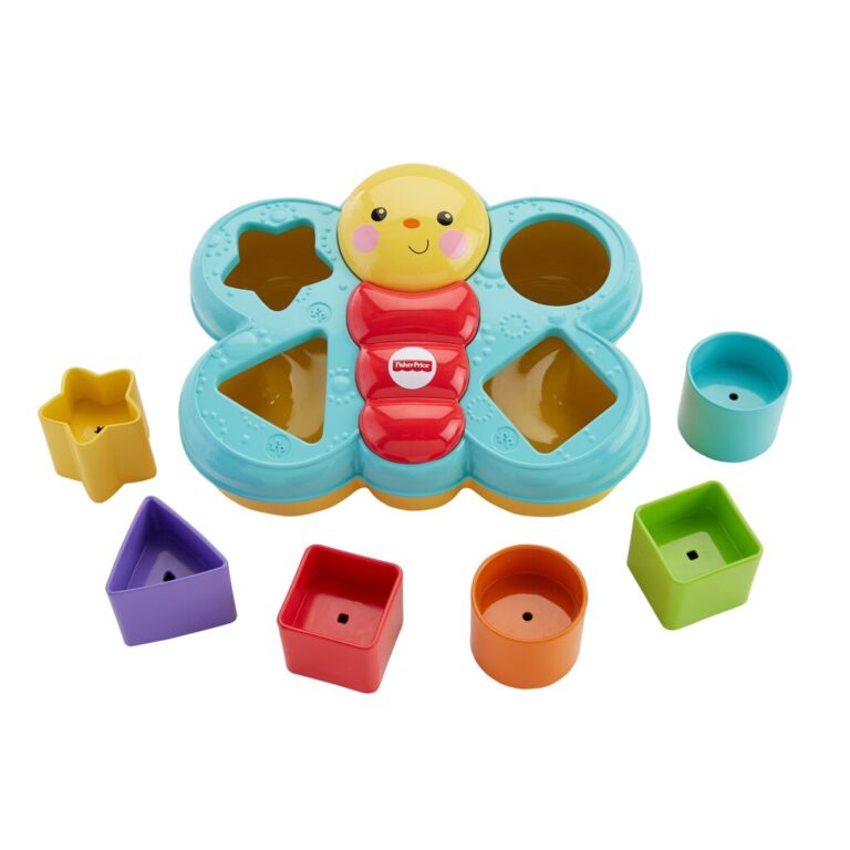 Fisher Price Vlinder Vormensorteerder + 6 Blokjes | Kopen bij Flickmyhouse