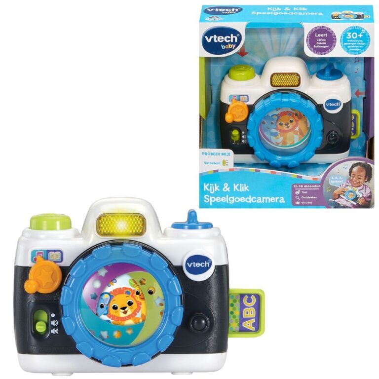 VTech Baby Kijk en Klik Speelgoedcamera + Licht en Geluid | Kopen bij Flickmyhouse