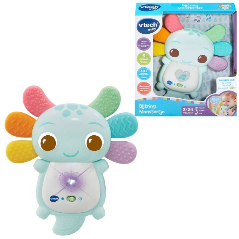 VTech Baby Bijtring Monstertje + Licht en Geluid | Kopen bij Flickmyhouse