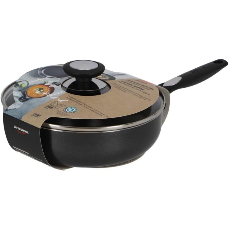 Beka Pro Induc Hapjespan met Glazen Deksel 24 cm Zwart | Kopen bij Flickmyhouse