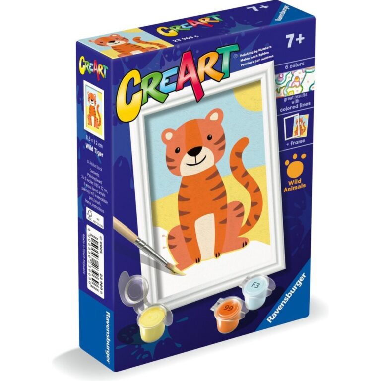 Ravensburger CreArt Schilderen op Nummer Wilde Tijger | Kopen bij Flickmyhouse