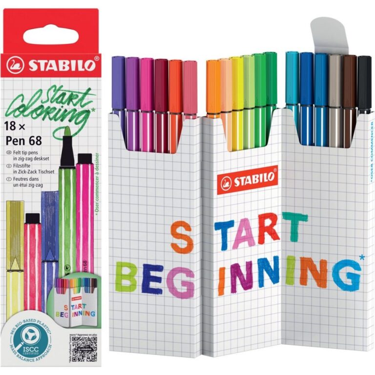 Stabilo Pen 68 Start Beginning 18 Stuks | Kopen bij Flickmyhouse