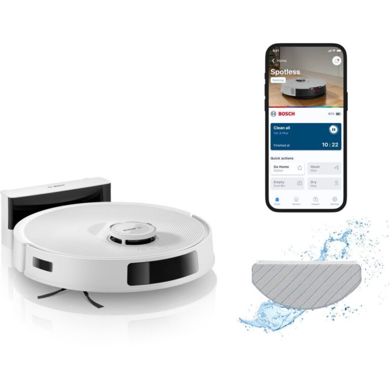 Bosch BCRC2W Robotstofzuiger Wit | Kopen bij Flickmyhouse