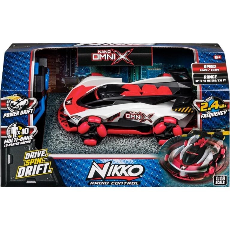 Nikko RC Nano Omni X 1:18 Rood/Wit | Kopen bij Flickmyhouse