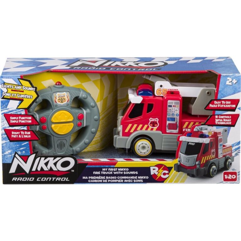Nikko RC My First Brandweerauto 1:20 + Geluid | Kopen bij Flickmyhouse