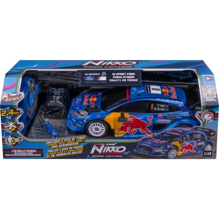 Nikko RC Rally M-Sport Ford Puma #8 Tanak 1:16 | Kopen bij Flickmyhouse