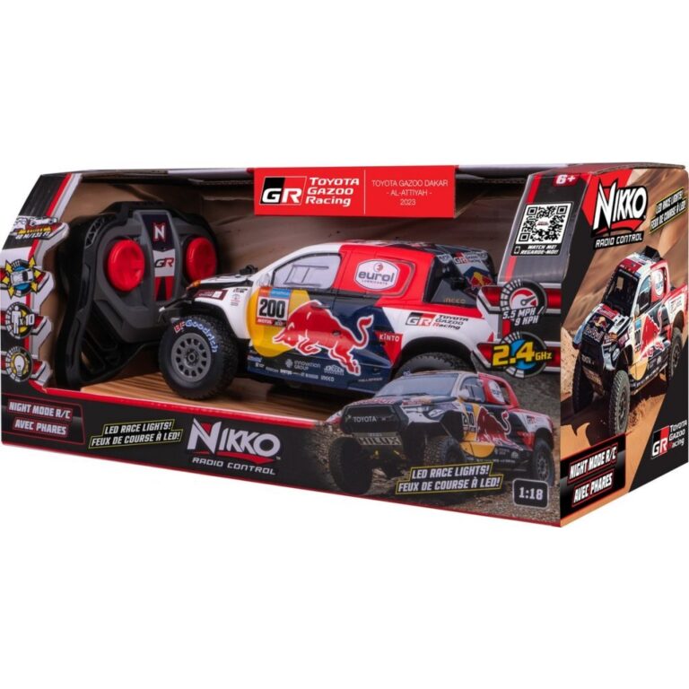 Nikko RC Dakar Toyota Gazoo Racing Al-Attiyah 1:18 + Licht | Kopen bij Flickmyhouse