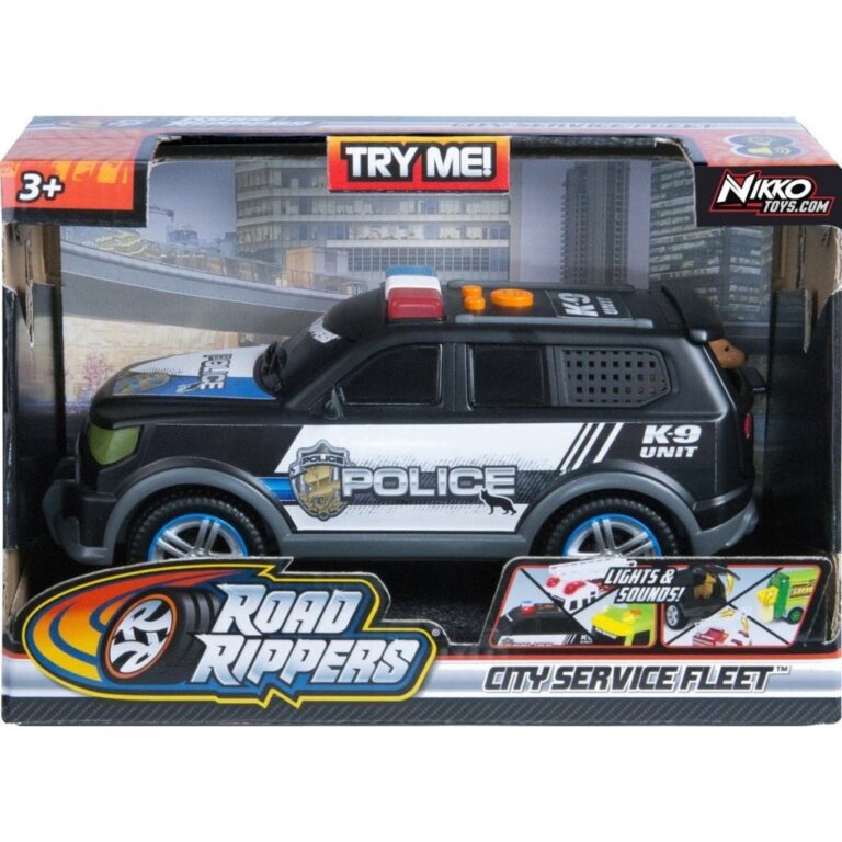 Road Rippers City Politie SUV + Hond + Licht en Geluid | Kopen bij Flickmyhouse