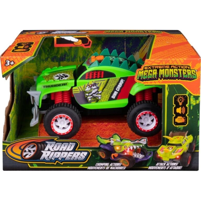 Road Rippers Extreme Action Mega Monsters Dino Truck + Licht en Geluid | Kopen bij Flickmyhouse