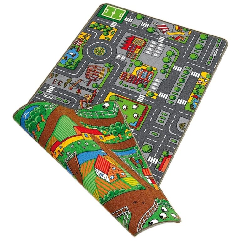 Speelkleed Duo Stad en Boerderij 67x100 cm | Kopen bij Flickmyhouse