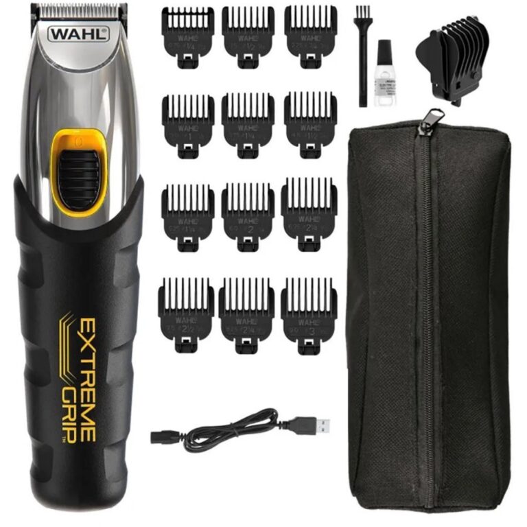 Wahl Extreme Grip Baardtrimmer Zwart/Geel/Chroom | Kopen bij Flickmyhouse