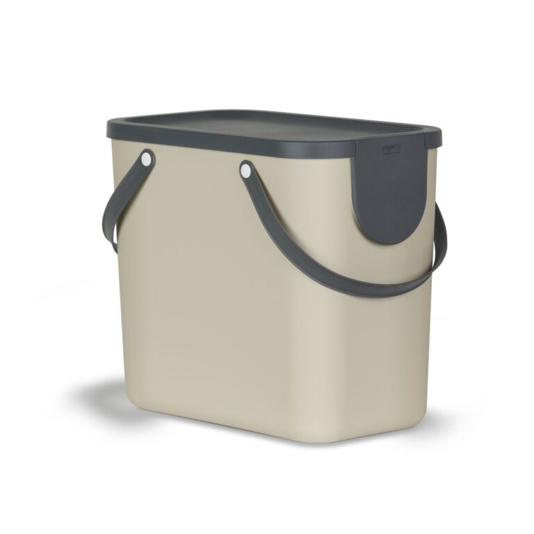 Rotho Albula Afvalscheider 25L Cappuccino | Kopen bij Flickmyhouse