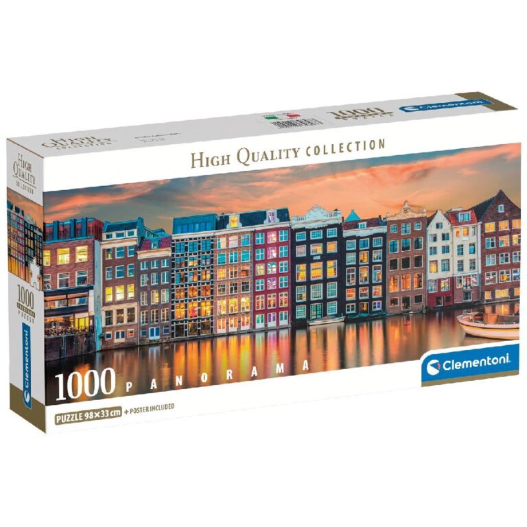 Clementoni High Quality Collection Puzzel Amsterdam 1000 Stukjes | Kopen bij Flickmyhouse