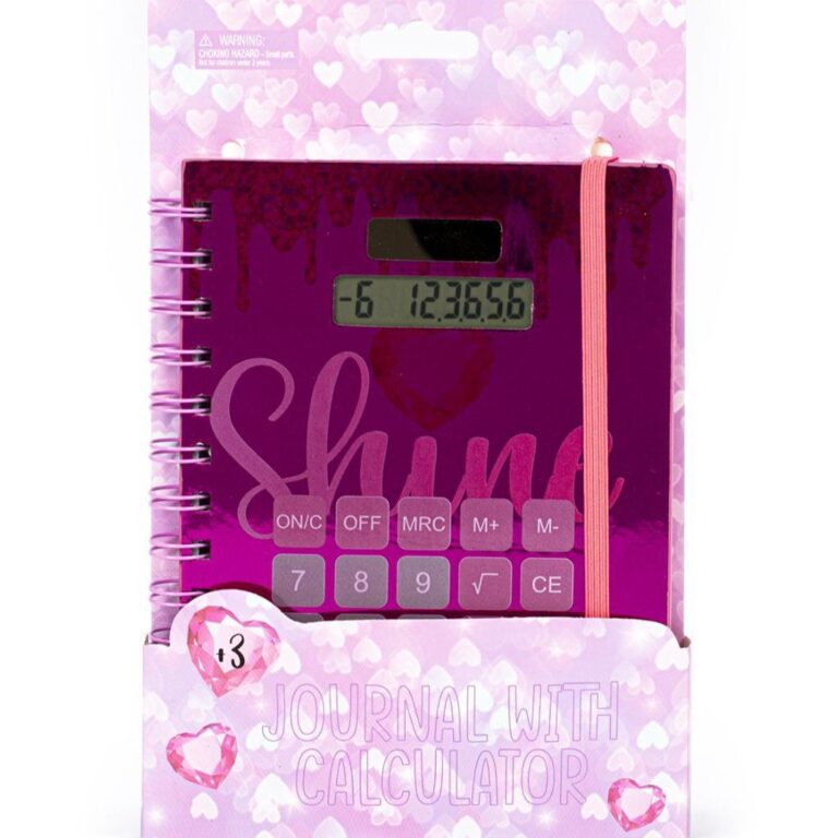 Dream Big Notitieboekje met Calculator Roze | Kopen bij Flickmyhouse