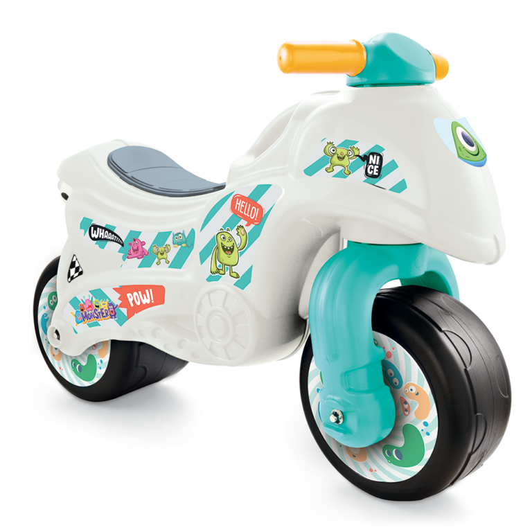 Dolu My First Moto Loopmotor Wit/Zwart | Kopen bij Flickmyhouse