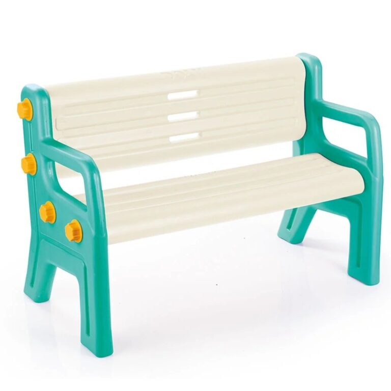 Dolu Bank 109.5x50x67 cm Groen/Wit/Geel | Kopen bij Flickmyhouse