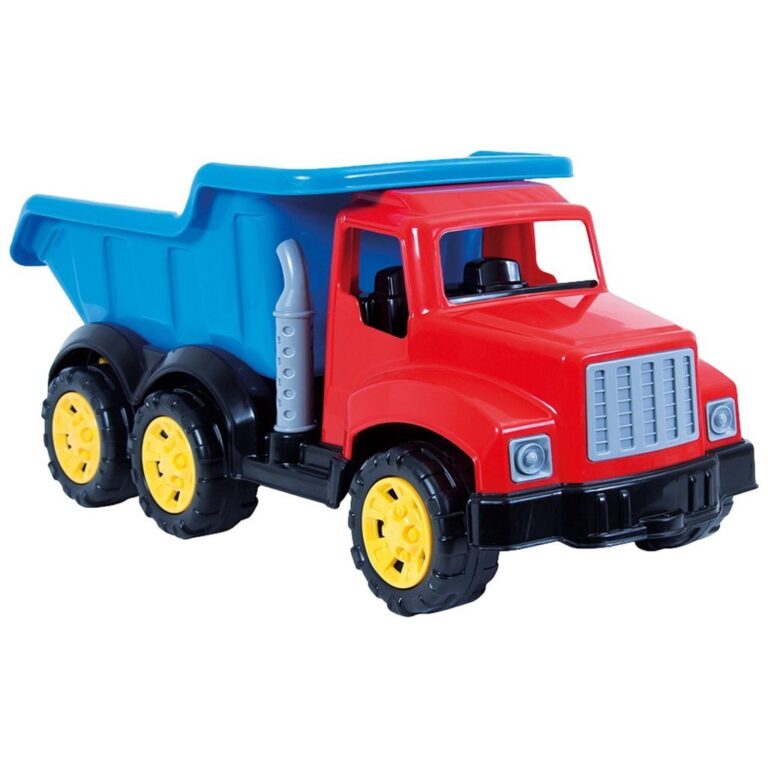 Dolu Dumptruck 83 cm Rood/Geel/Blauw | Kopen bij Flickmyhouse