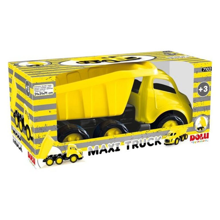 Dolu Dump Truck Geel/Zwart | Kopen bij Flickmyhouse