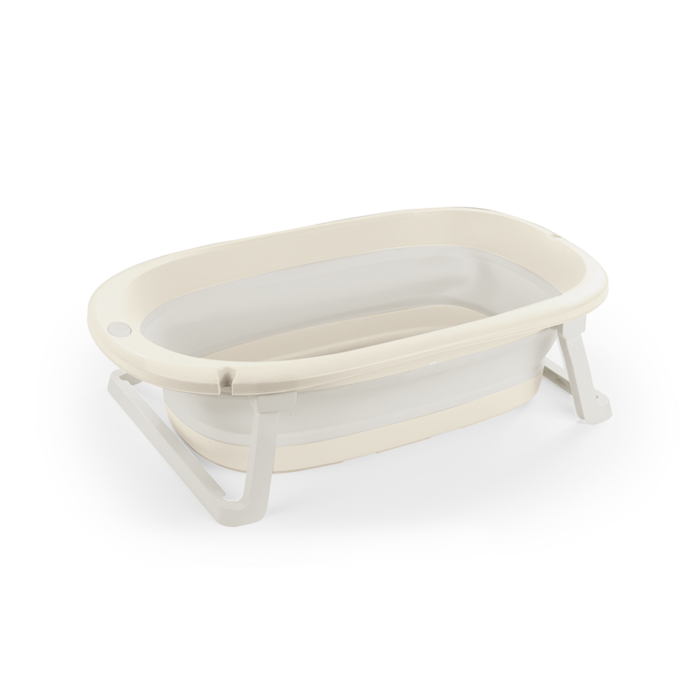 Dolu Opvouwbare Babybadset 3-delig Relax Beige Ruimtebesparend | Kopen bij Flickmyhouse