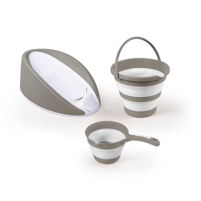 Dolu Baby Bad Set Grijs | Kopen bij Flickmyhouse