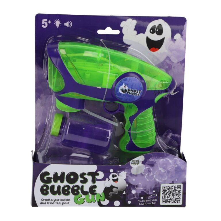 Ghost Bubble Pistool + Licht en Geluid | Kopen bij Flickmyhouse