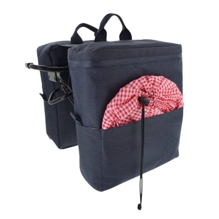 Toppoint Fietstas met Picknick Set 26x13x34 cm Donkerblauw | Kopen bij Flickmyhouse