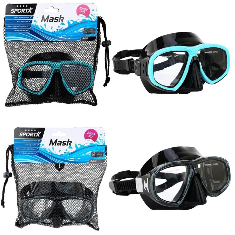 SportX Volwassenen Zwemmasker 4 Sterren Assorti | Kopen bij Flickmyhouse