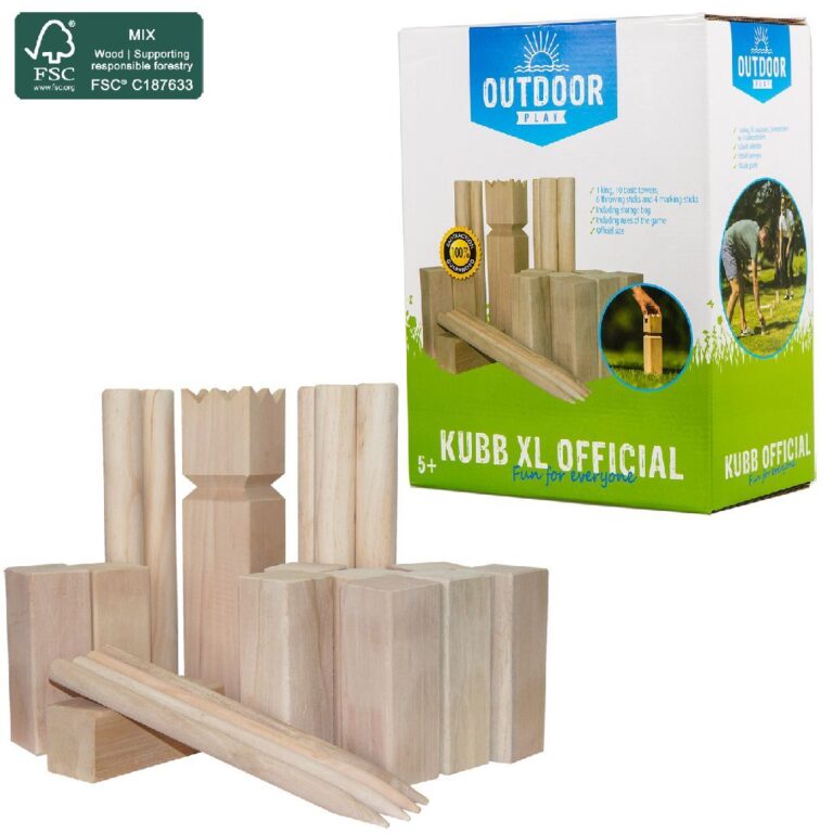 Outdoor Play Houten Kubb Game XL | Kopen bij Flickmyhouse