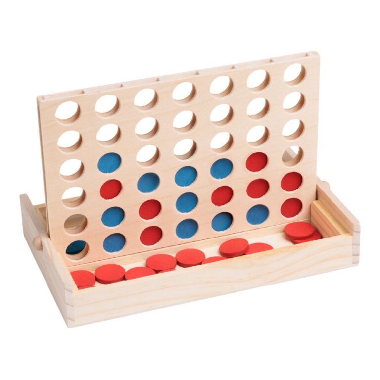 Clown Games Houten 4 Op 'n Rij Spel | Kopen bij Flickmyhouse