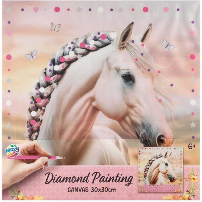 Moxy Diamond Painting op Canvas Horse Collection 30x30 cm | Kopen bij Flickmyhouse