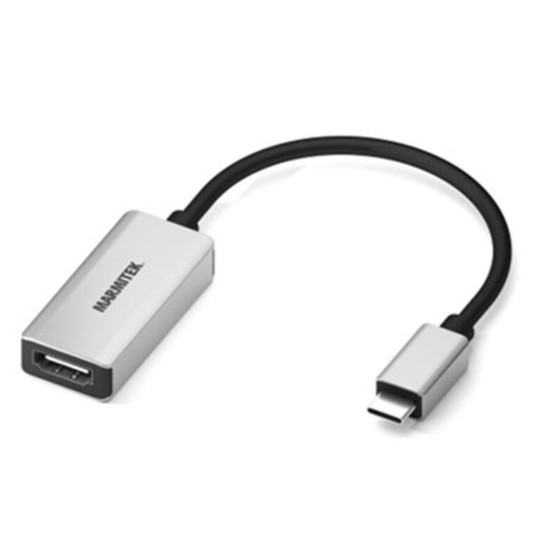 Marmitek Connect USB-C naar HDMI Adapter Zilver/Zwart | Kopen bij Flickmyhouse