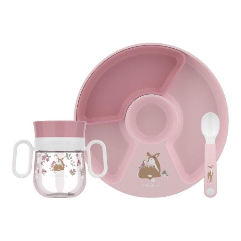 Mepal Little Dutch Fairy Garden Babyservies 3-delig Roze | Kopen bij Flickmyhouse