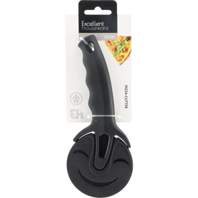 Excellent Houseware Pizzasnijder RVS/Zwart | Kopen bij Flickmyhouse